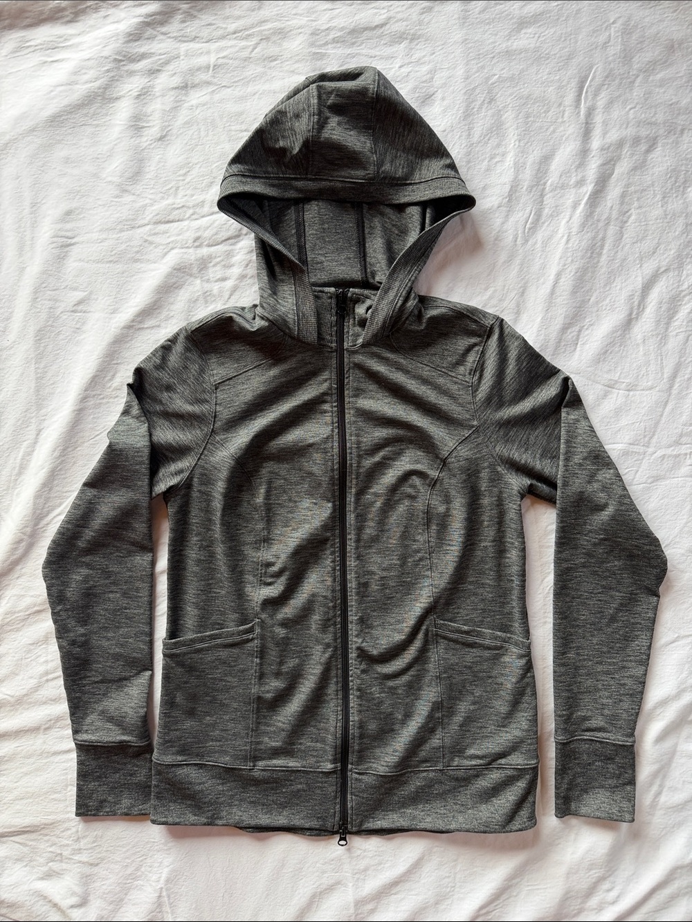 Duluth Trading Co. Women's Gray Zip-Up Hoodie Jacket